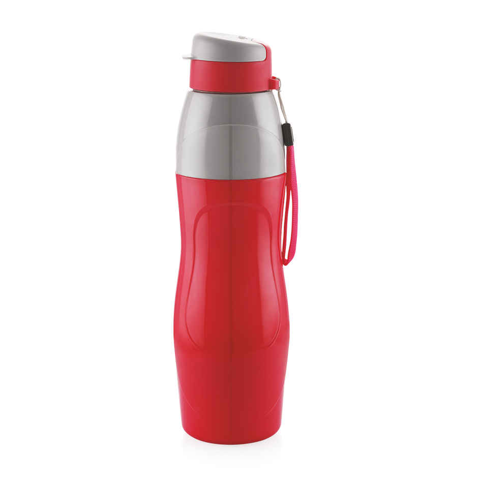 Cello Puro Sports Plastic Water Bottle | Keeps Content Cold | Colour May Vary | 720 ml