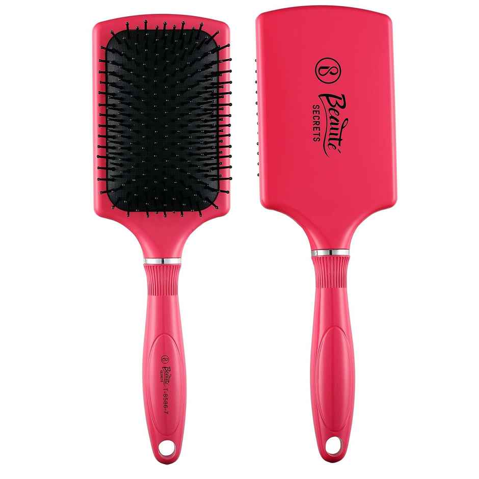 Beaute Secrets Large Paddle Hair Brush Detangles Reduces Frizz Adds Shine for All Hair Types