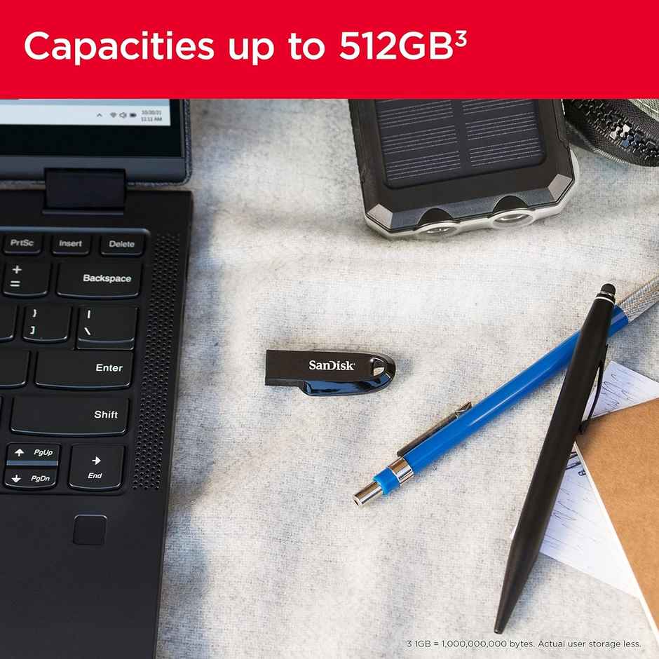 Sandisk Ultra Shift Usb Flash Drive Usb 3.0, 100Mb/S R, 128Gb