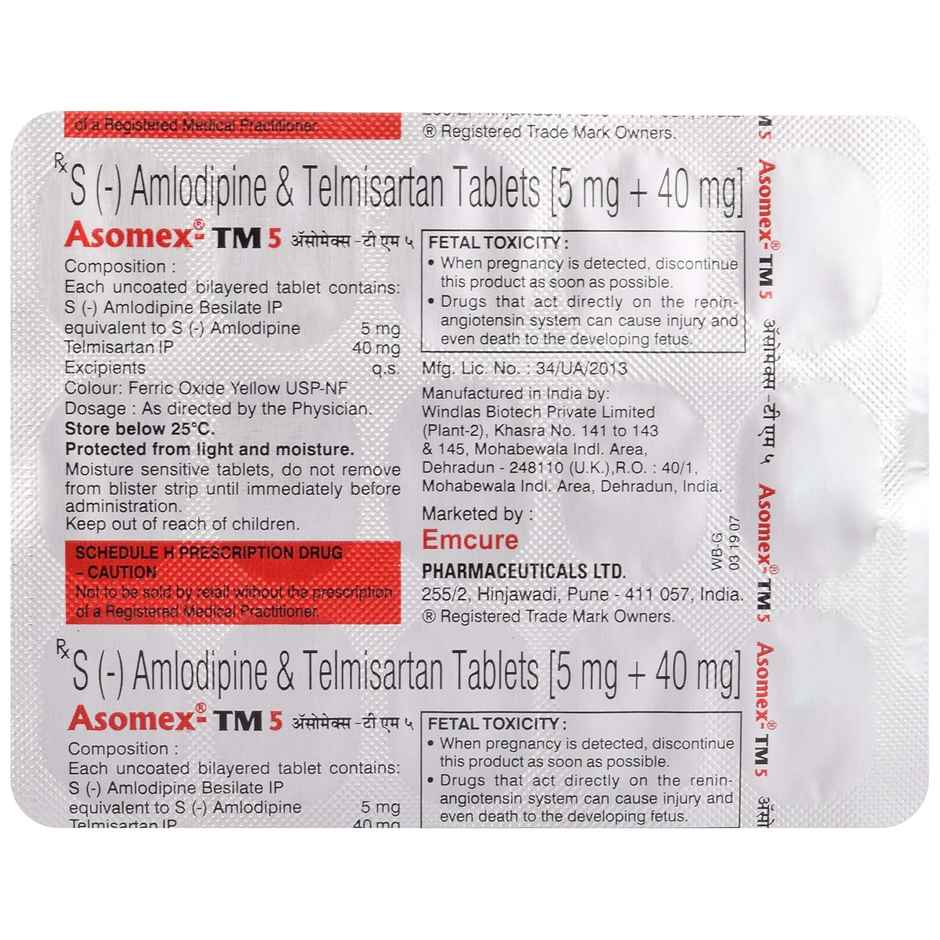 Asomex-TM 5 Tablet