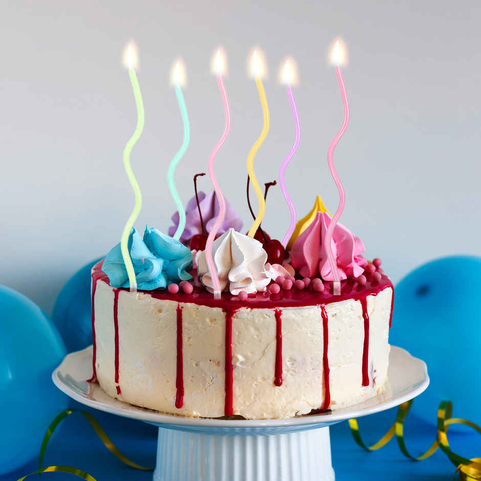 Pastel Spiral Candles | Party Propz