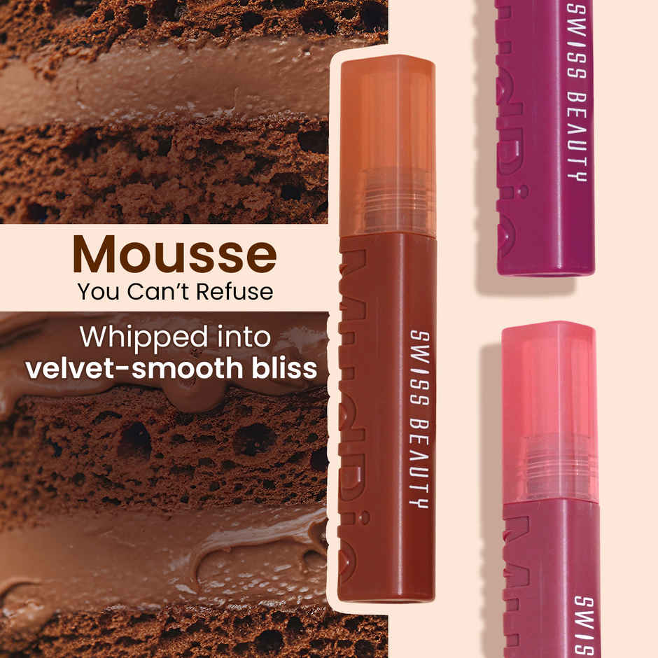 Swiss Beauty Mudpie Mousse Lipstick | 13 Limitless