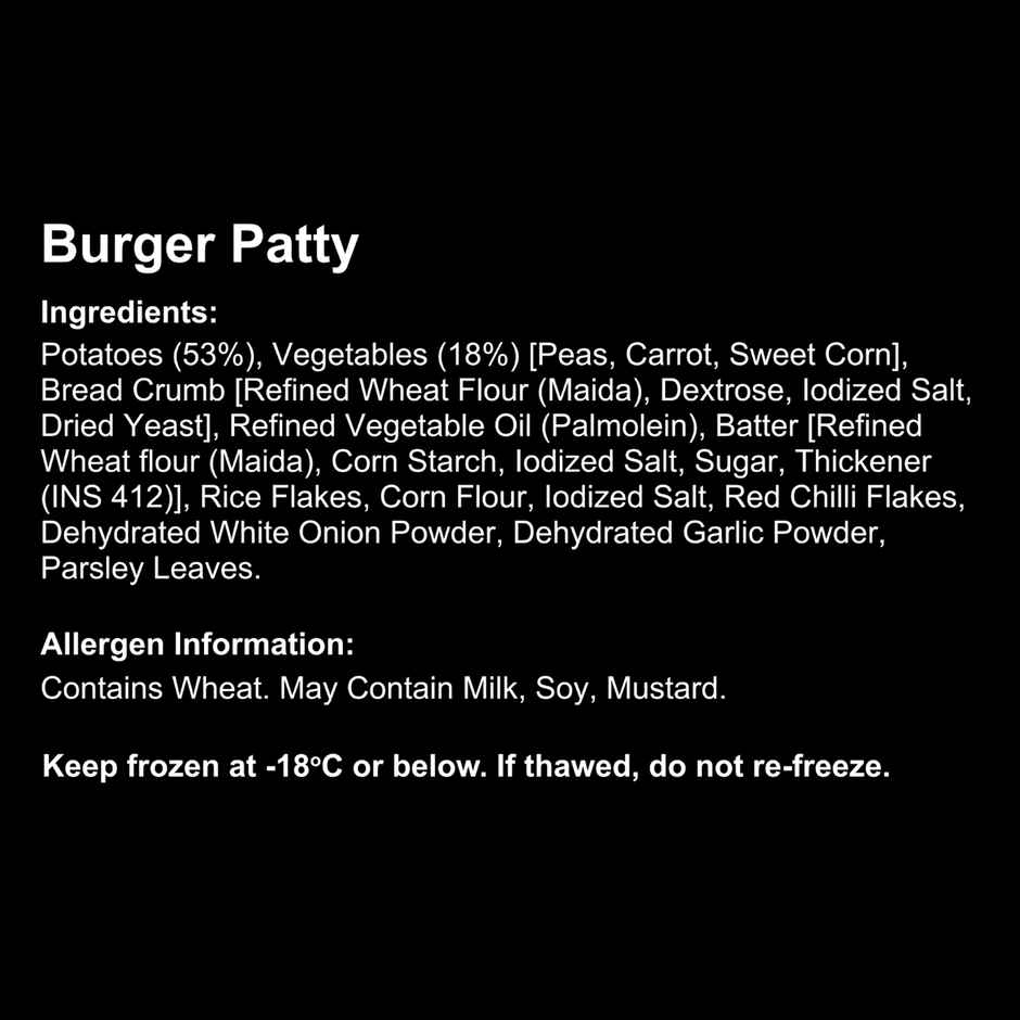 HyFun Veg Burger Patty