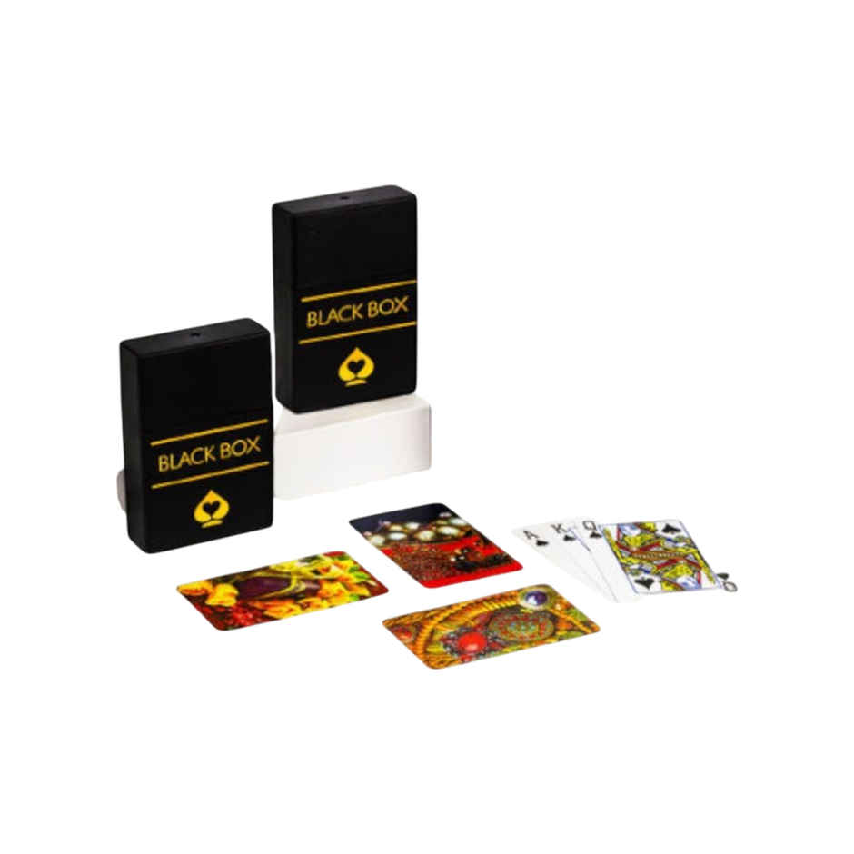Parksons Cartamundi Plastic Playing Cards Black Box Premium Combo