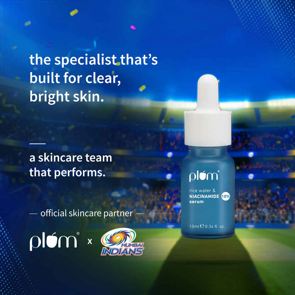 Plum 10% Niacinamide Face Serum with Rice Water & Squalane