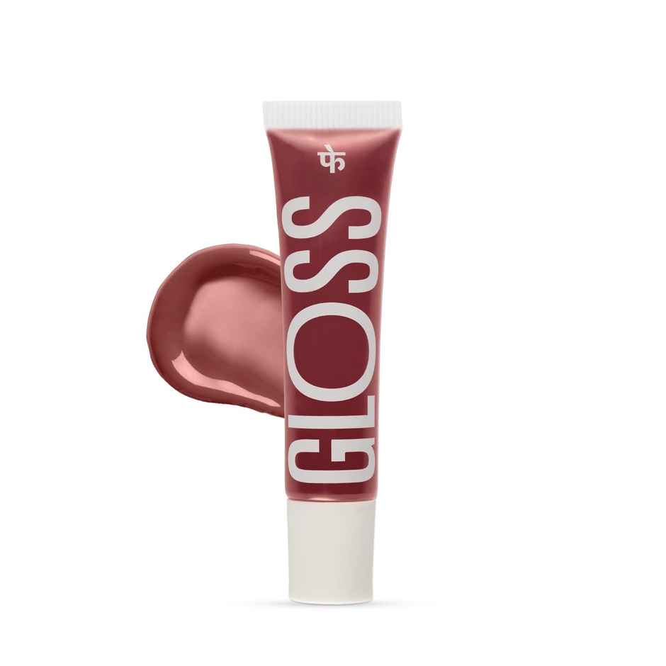 Fae Beauty Peptide Lip Gloss | with Passionfruit Oil & Argireline Shade Living | Rosewood Gloss