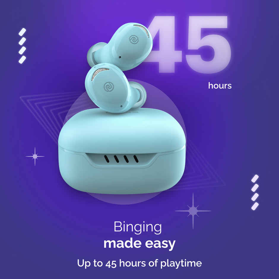 Noise Buds Trance 45H Battery Low Latency-up to 40 ms Instacharge TWS Earbuds | True Blue