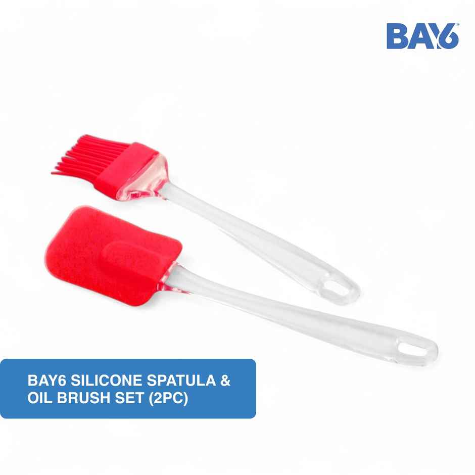 BAY6 Silicone Spatula & Oil Brush Set (2pc)