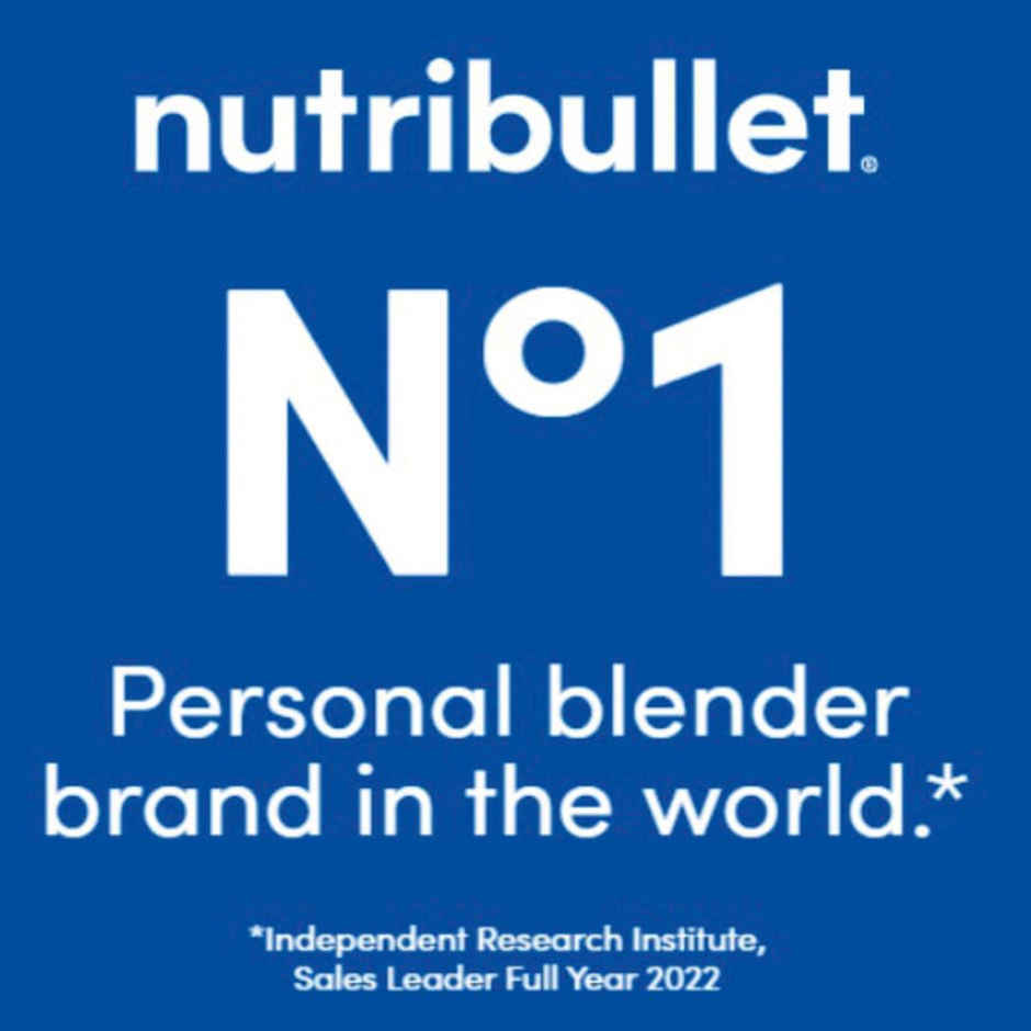 Nutribullet Combo Mixer Grinder/Smoothie Maker | 1000W | 2 Jars | 1.6L Pitcher & Tamper - Dark Grey