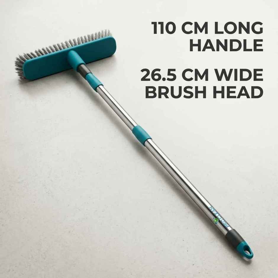 Proclean Hardy Brush - Small | 9 Inch | With SS Handle | Bathroom Brush | 41 Inch