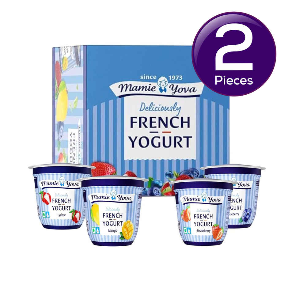 Mamie Yova Combopack Stirred Yogurt (Pack of 4) Combo