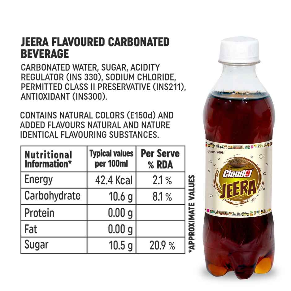 Cloud9 Beverages Jeera Soft Drink