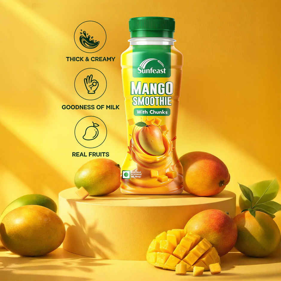 Sunfeast Mango Smoothie With Mango Chunks