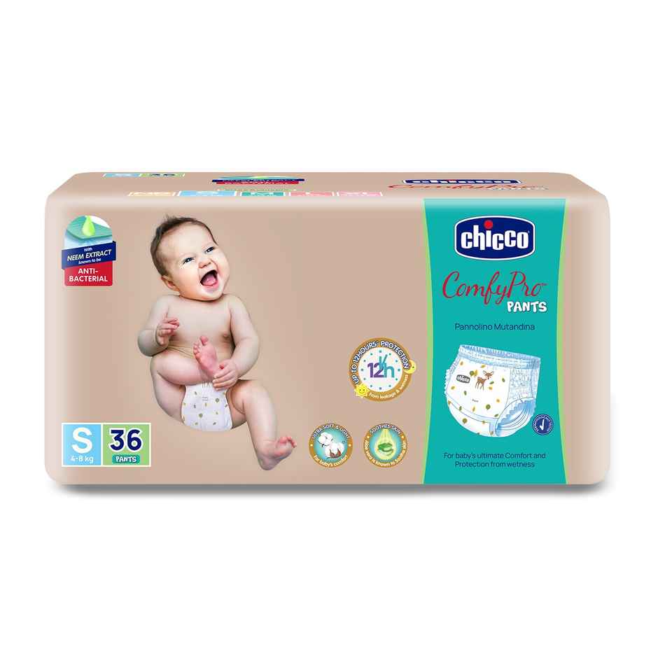 Chicco ComfyPro Premium Pant Style Diaper | S | 36 pcs
