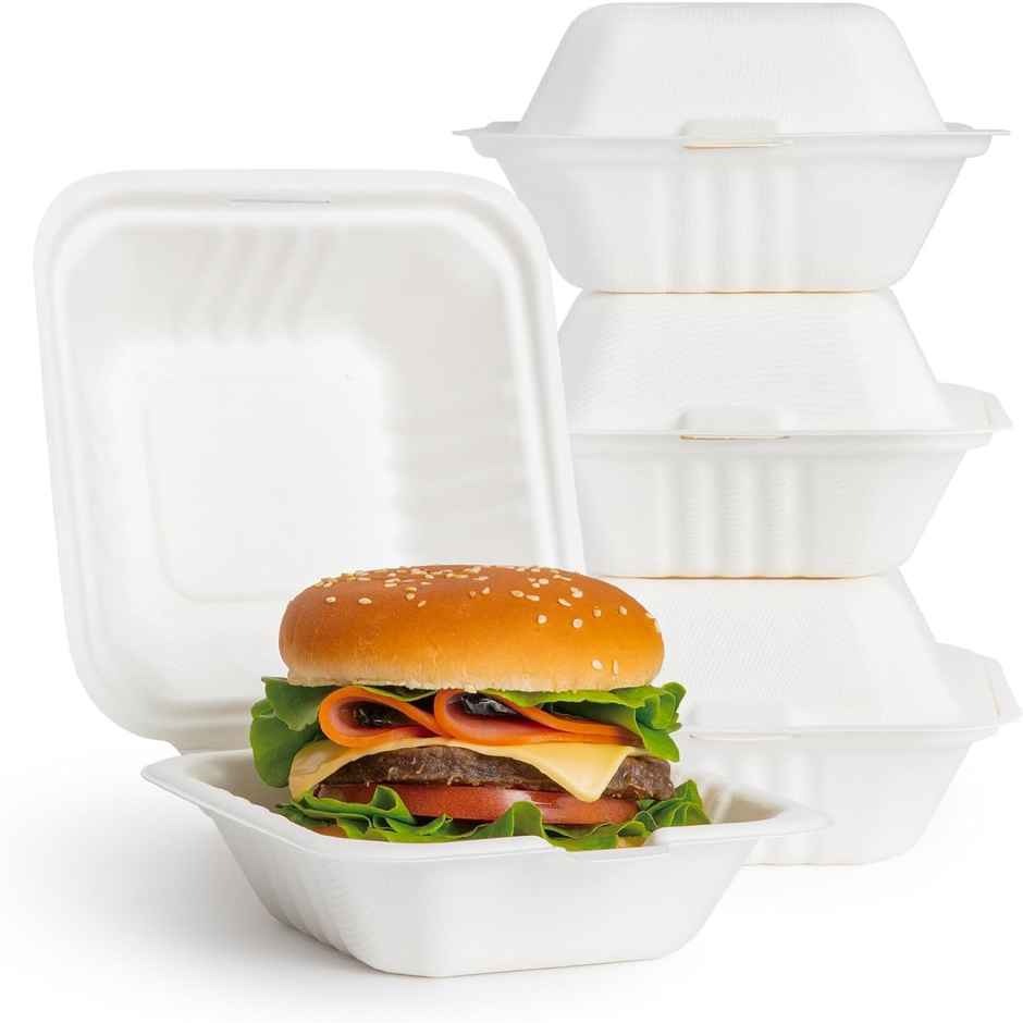 Paper Disposable Container | 450 ml | White | True