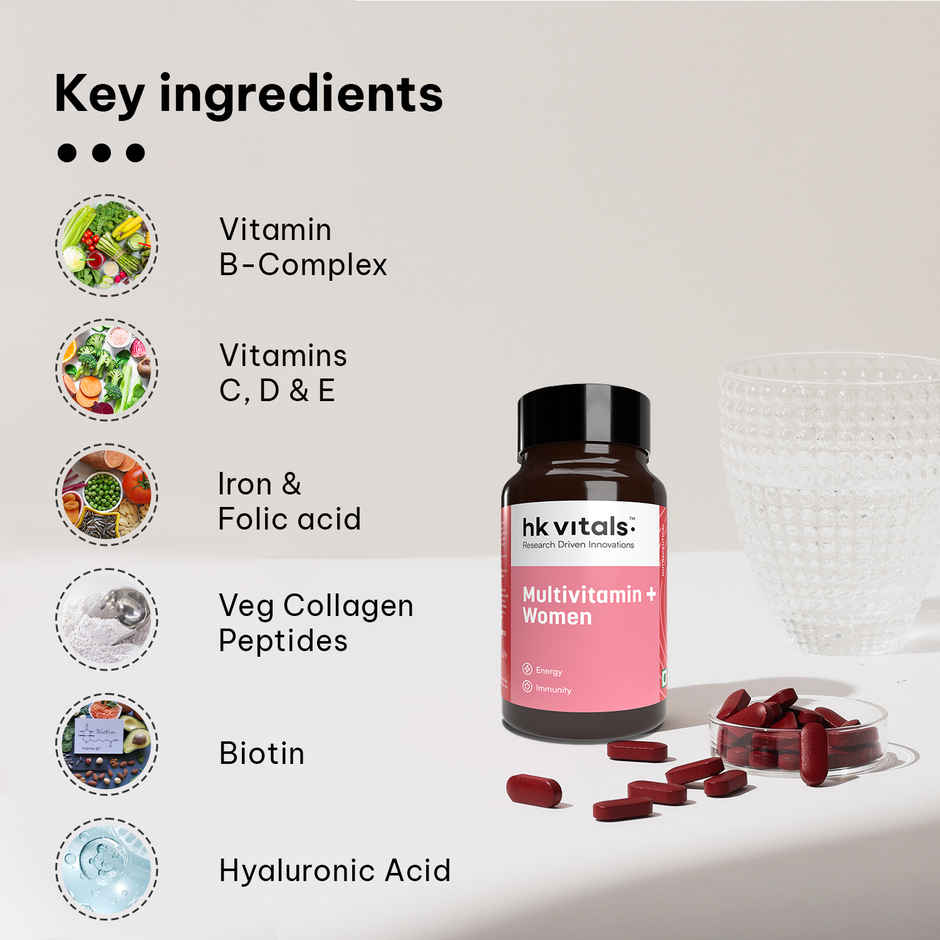 hk vitals Multivitamin Plus Women (30 Tablets)