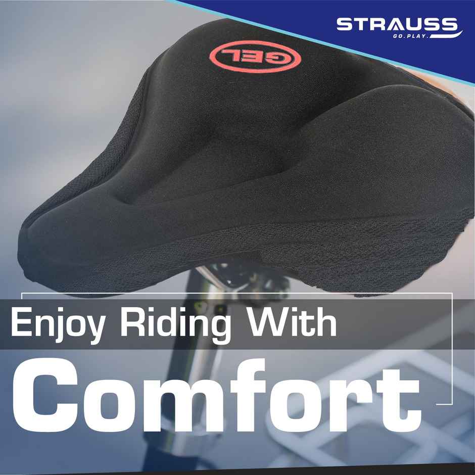 Strauss Bicycle Gel Seat Cover | Black