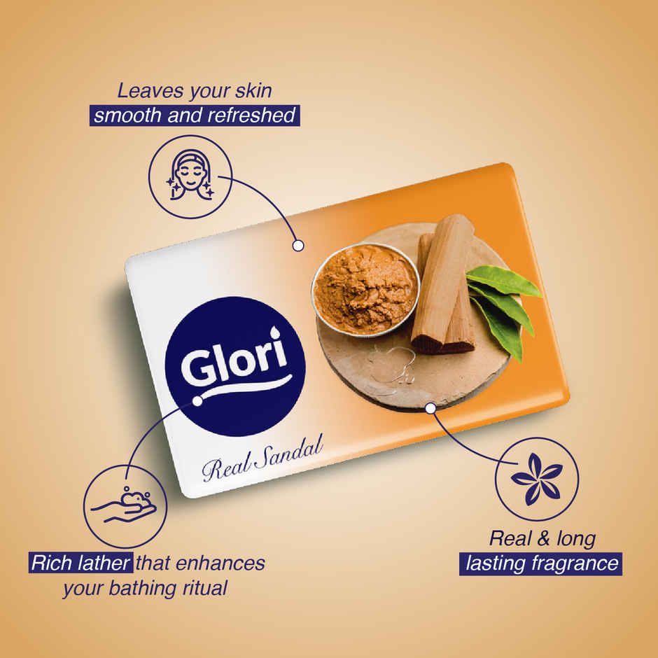 Glori Real Sandal Soap
