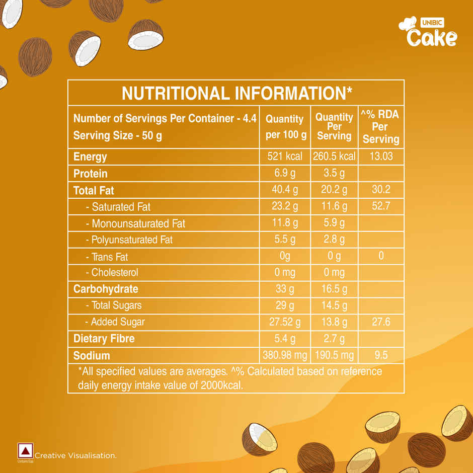 UNIBIC Danish Coconut Cake