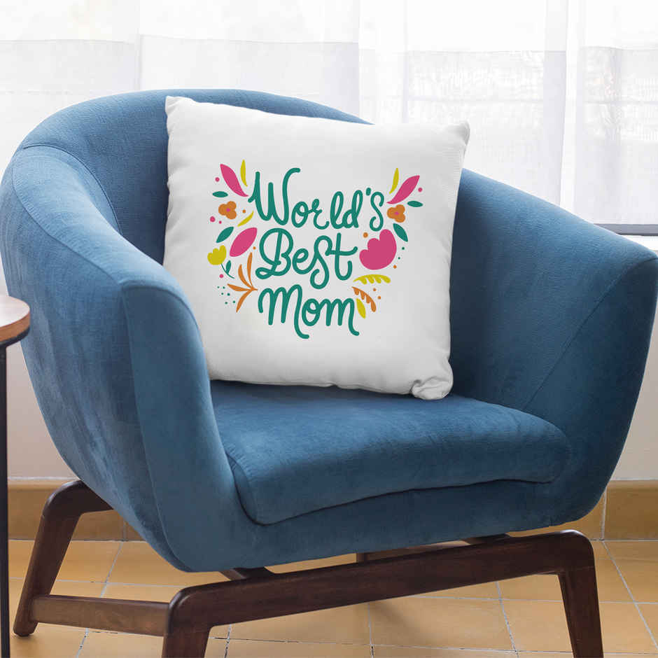 Happy Mail World's Best Mom Ever Cushion Cover