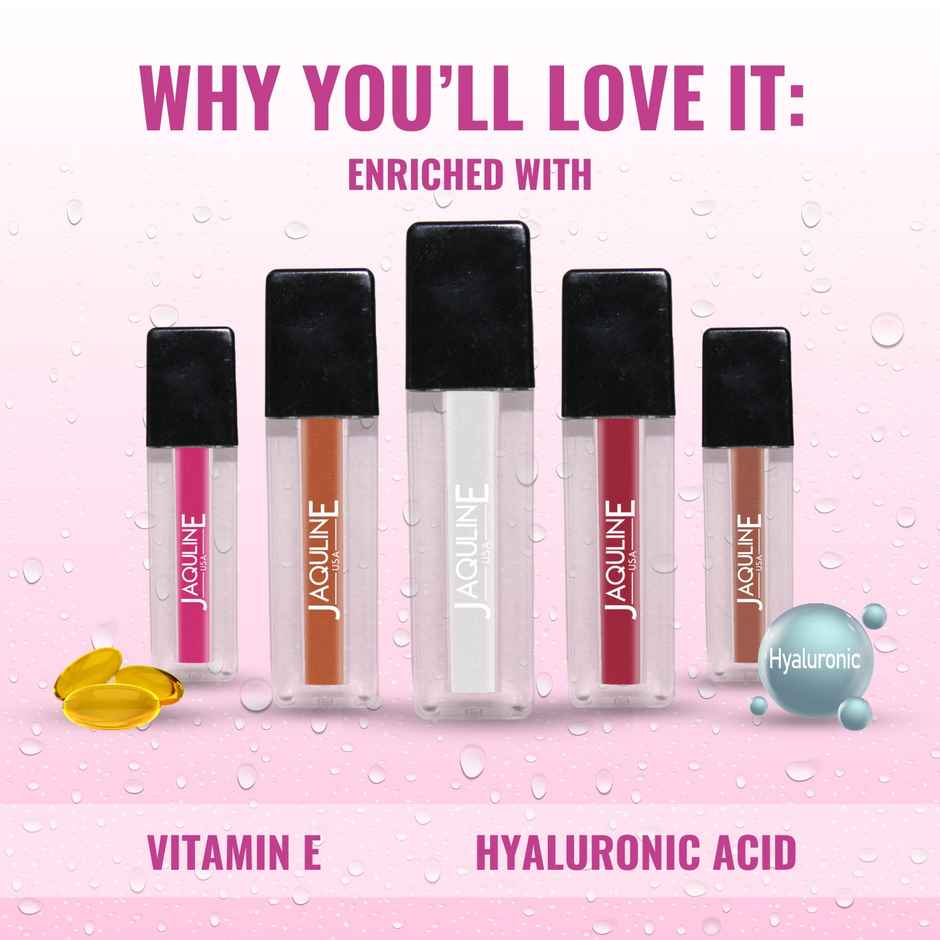 Jaquline USA Glossy Pout - Pack of 5