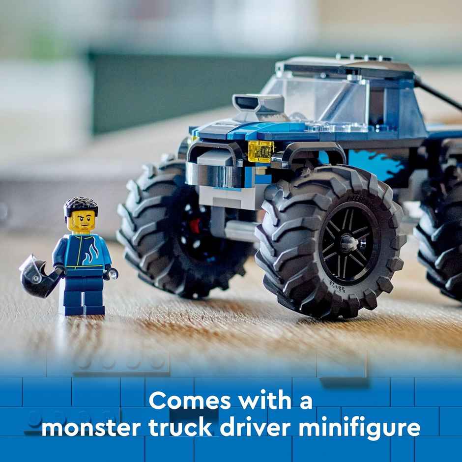 Lego City Blue Monster Truck Off-Road Toy (148 Pieces)