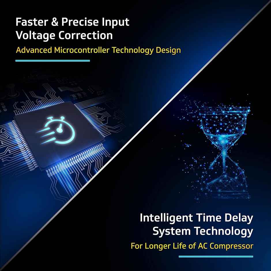 V-Guard Id4 Ace 5540 Ac Stabilizer For 1.5 Ton Inverter Ac | White