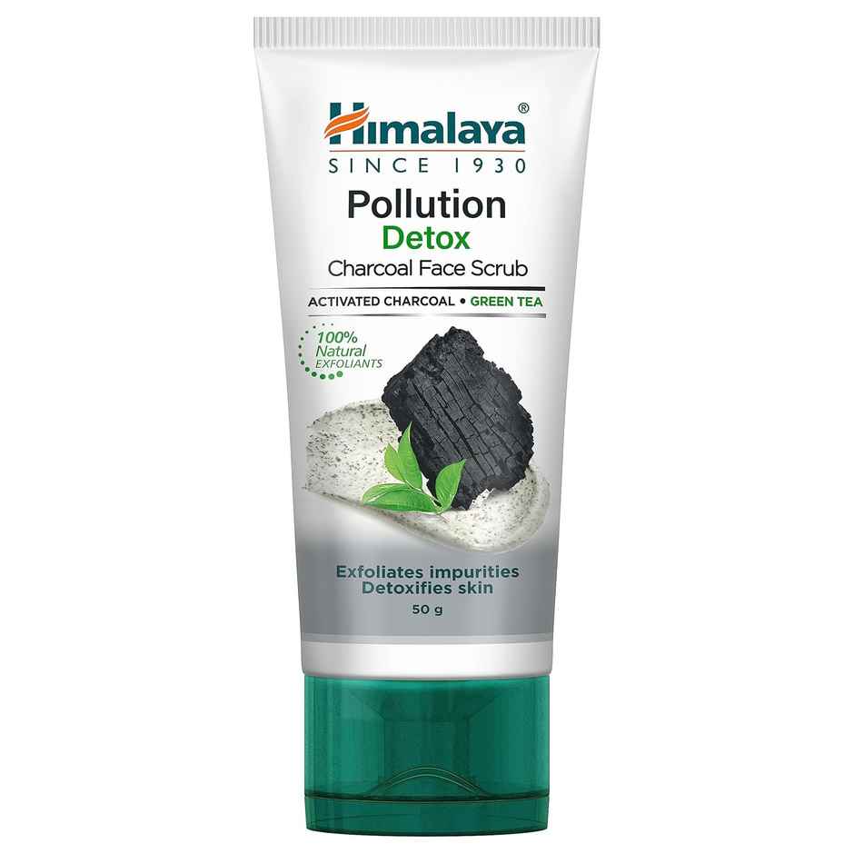 Himalaya Wellness Company Pollut Detox Charcoal Face Scrub