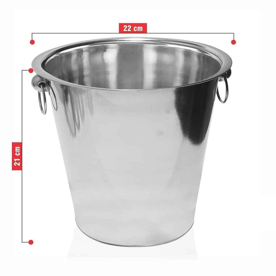 Picfest Steel Ice Bucket for Beer - 4.5L