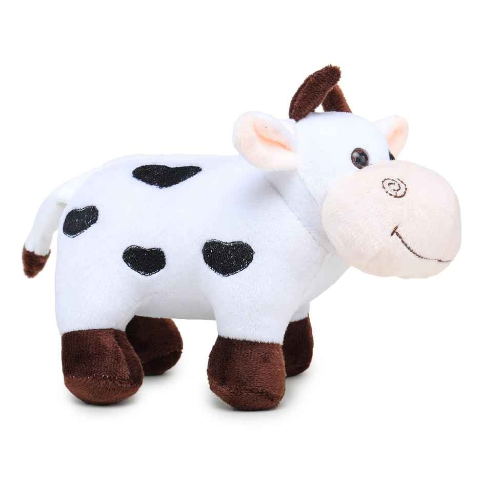 Webby Toys Cow Plush Adorable Soft Toy (Multicolour, 2+ years)