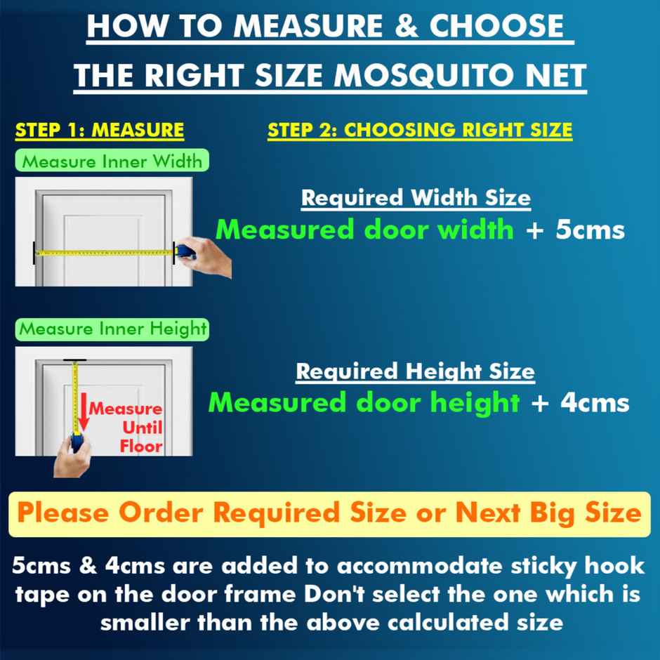 Lifekrafts Magnetic Mosquito Net For Door | Grey - 205 x 95 cm