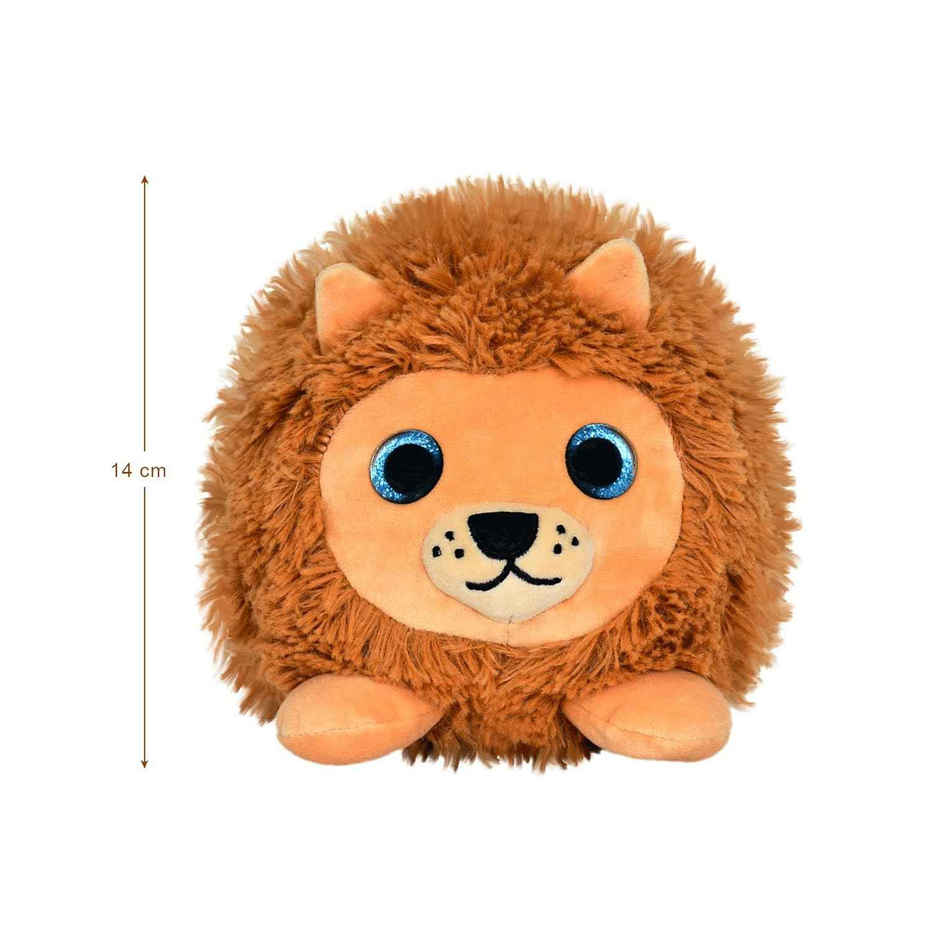 Mirada-14Cm Lion Face Toy - Brown