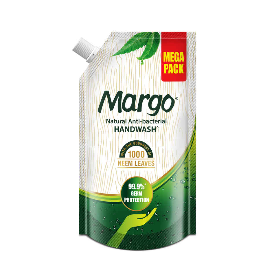 Margo Natural Anti-Bacterial Handwash for Soft, Hydrated hands - Refill Pack