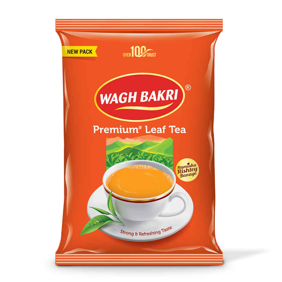 Wagh Bakri Premium Assam Leaf Tea Bold, Aromatic Kadak Chai