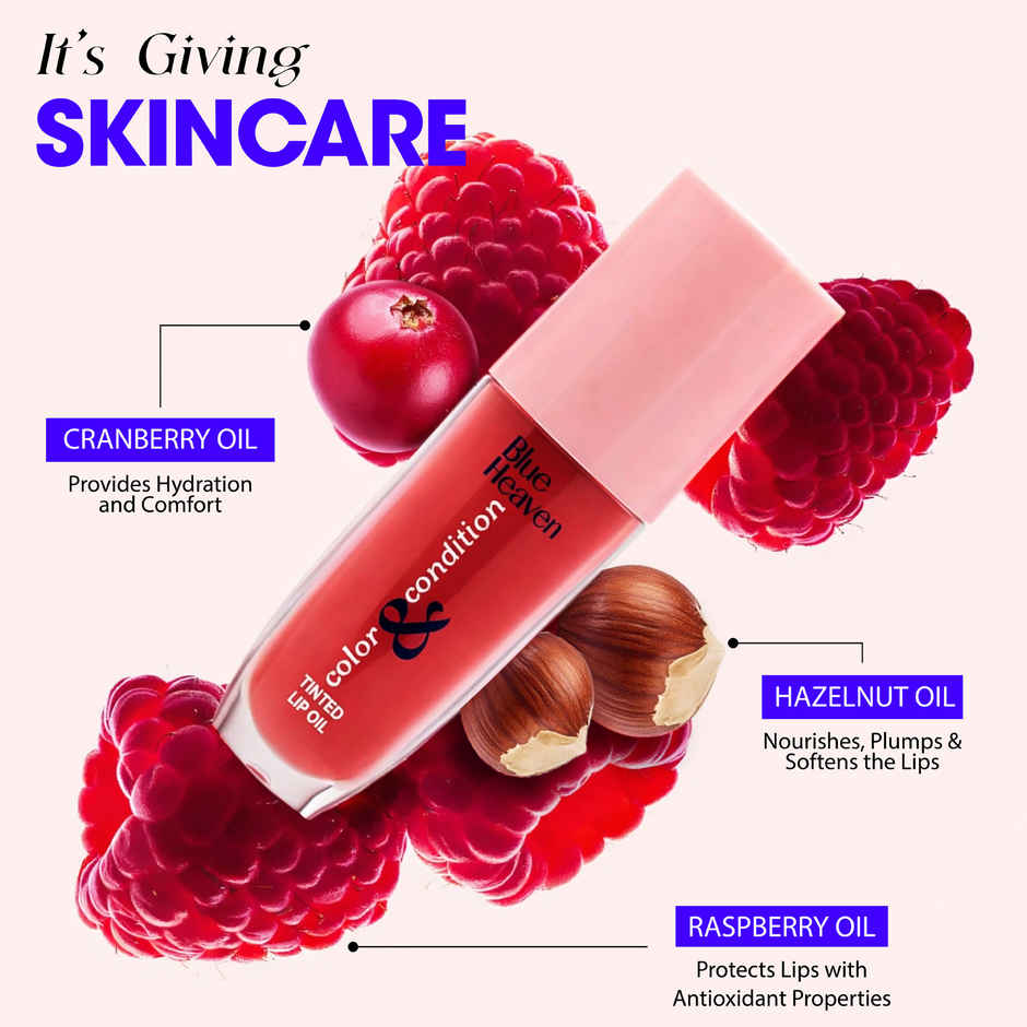 Blue Heaven Color & Condition Lip Oil | Mauve