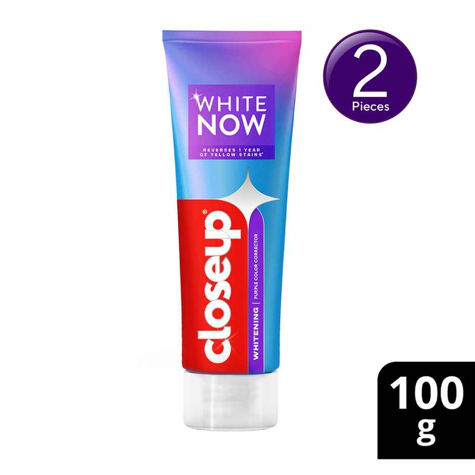 Closeup White Now - Purple Color Corrector Toothpaste Combo