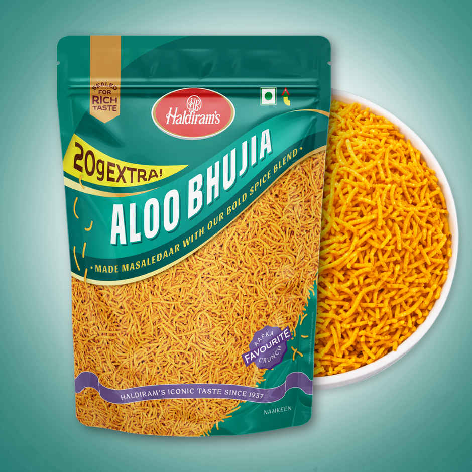 Haldiram's Aloo Bhujia | Crunchy Savory Snack