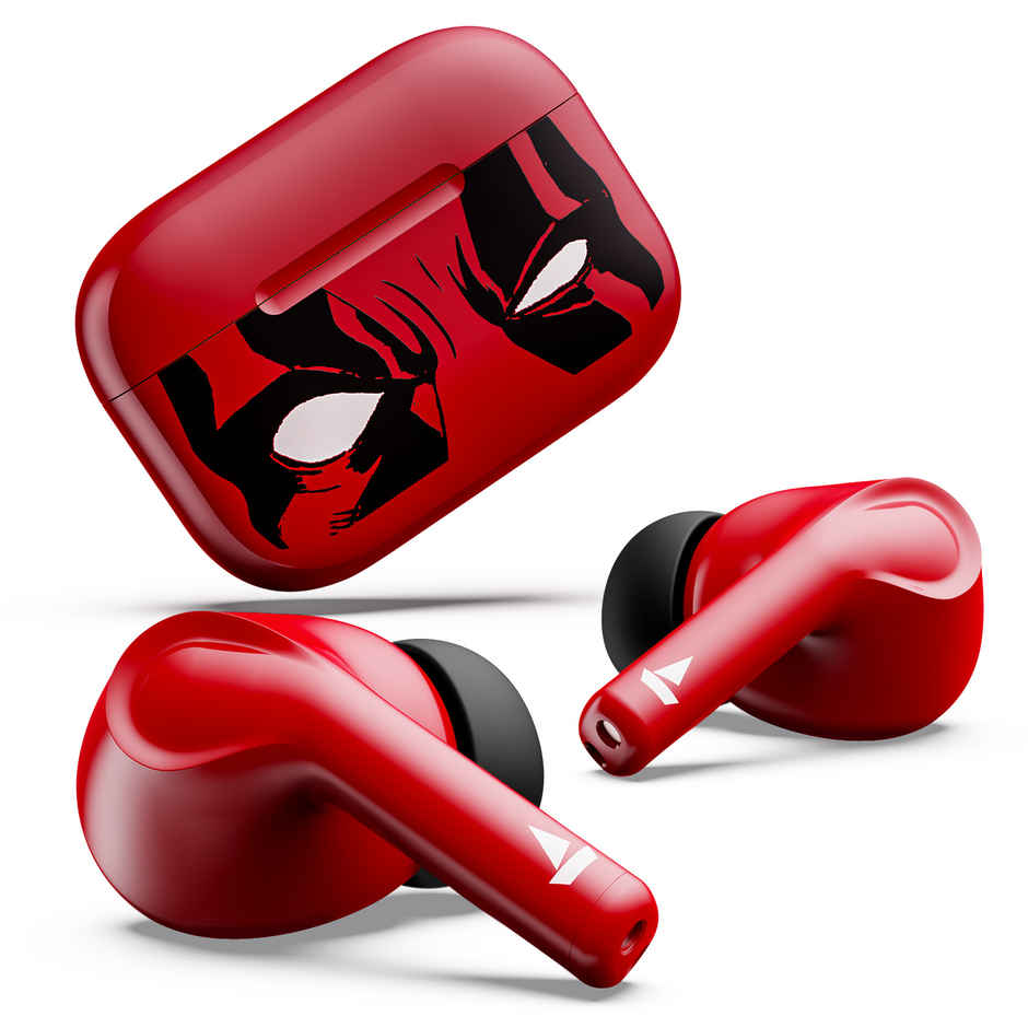 boAt Airdopes 161 TWS Earbuds w/ 40H Playtime, ASAP Charge , 13mm Drivers & ENx Tech (Assassin Red)