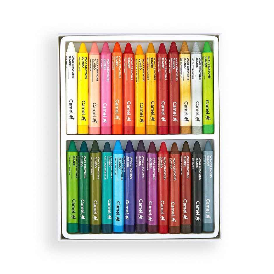 Camel Wax Jumbo Crayons 26 Shades