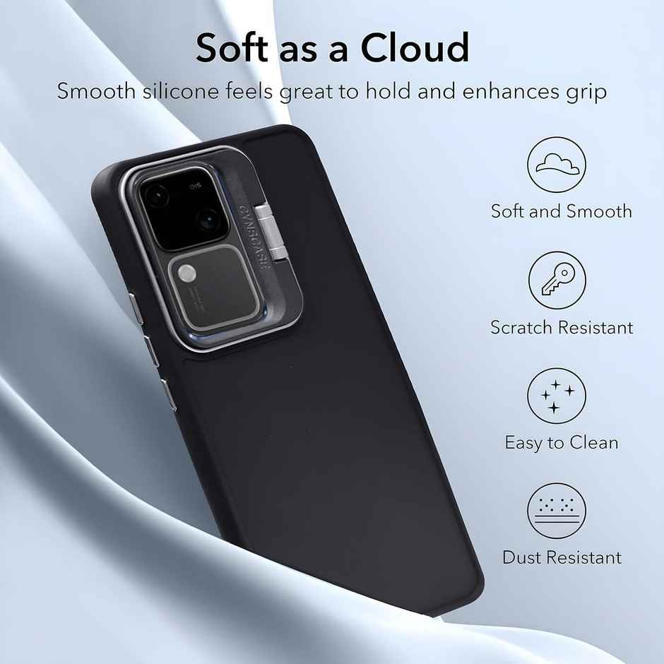 Artistque Case for Vivo V30 | V30 Pro 5g Back Cover - Camera Stand