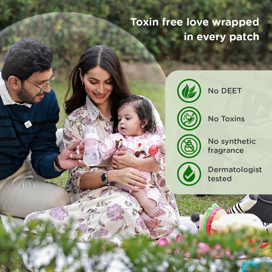 Mee Mee 100% Natural Mosquito Repellent Patches With 16 Hour Protection