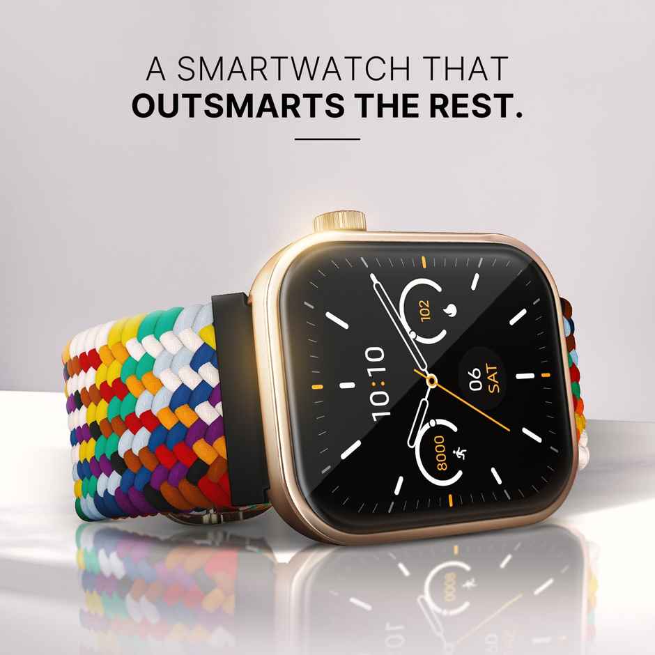 Noise ColorFit Pro 5 (44mm) Smartwatch - Rainbow Weave