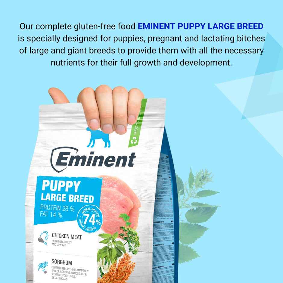 Eminent High Nutrition Dry Food For Large Breed Puppies