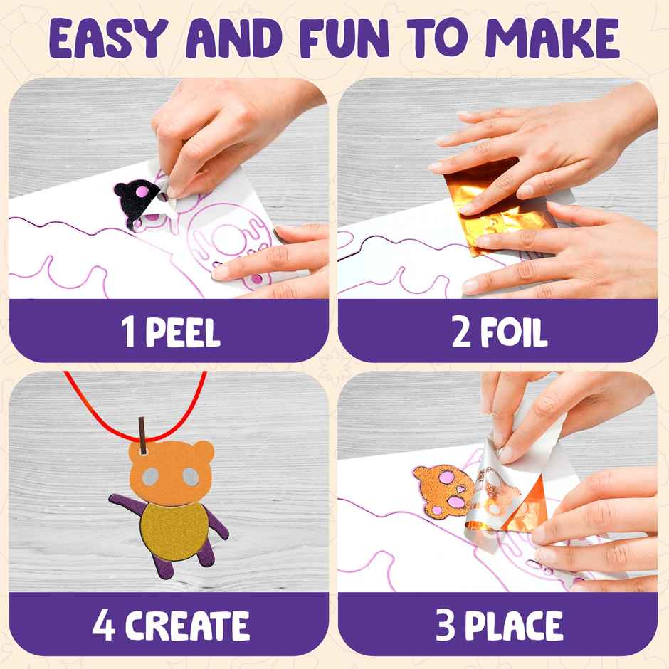 Smartivity Jewelry Foil Magic Art And Craft Activity Kit For Kids - Smrt1268