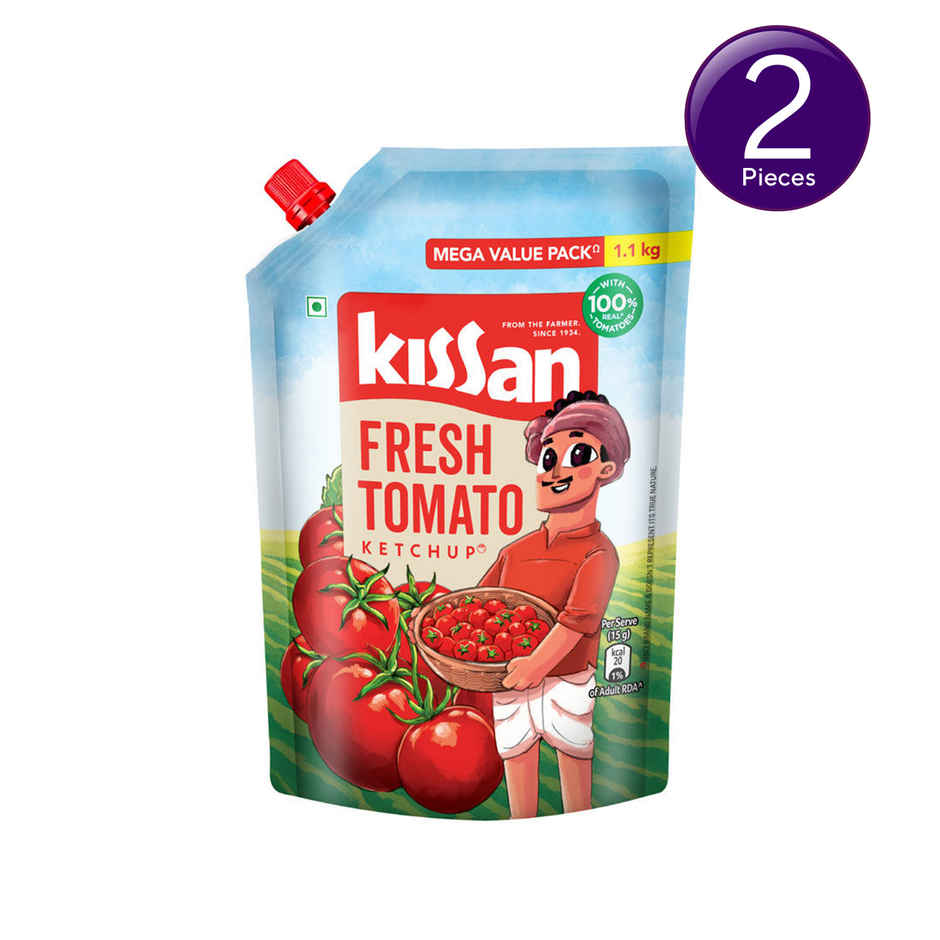 Kissan Fresh Tomato Ketchup DOY Combo