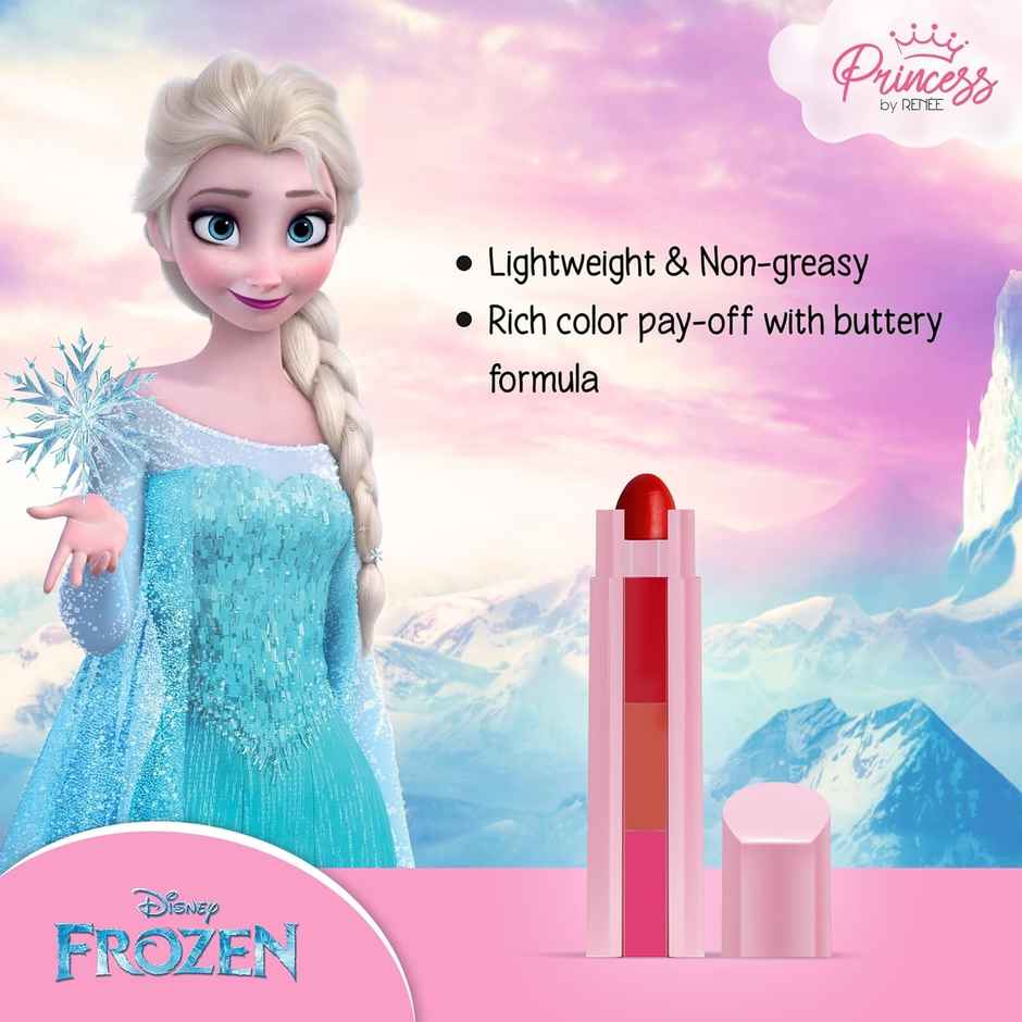 Disney Frozen Princess By Renee Candy 3-In-1 Tinted Lipstick Elsa