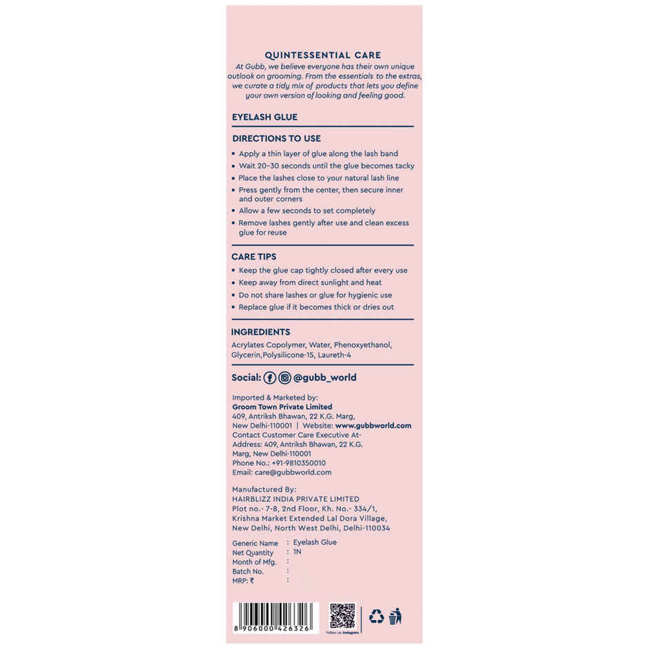 Gubb Eyelash Glue