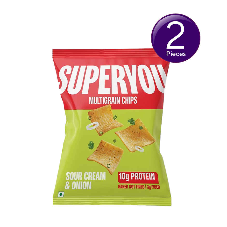 Superyou Multigrain Sour Cream & Onion Chips Combo