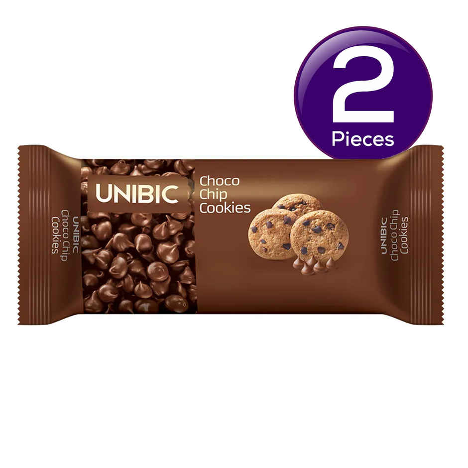 UNIBIC Choco Chip Flavoured Biscuits | Trans Fat-Free Combo