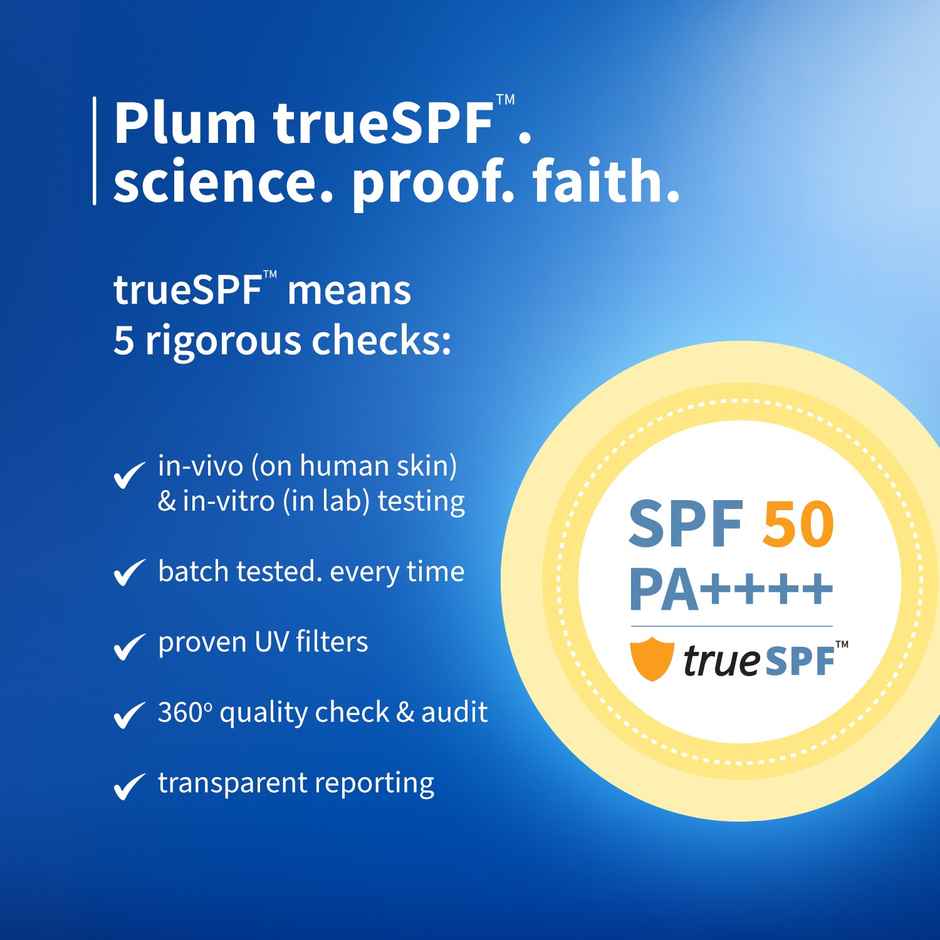 Plum 2% Niacinamide & Rice Water Hybrid Face Sunscreen With SPF 50